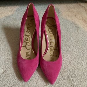 Sam Edelman hot pink pumps.